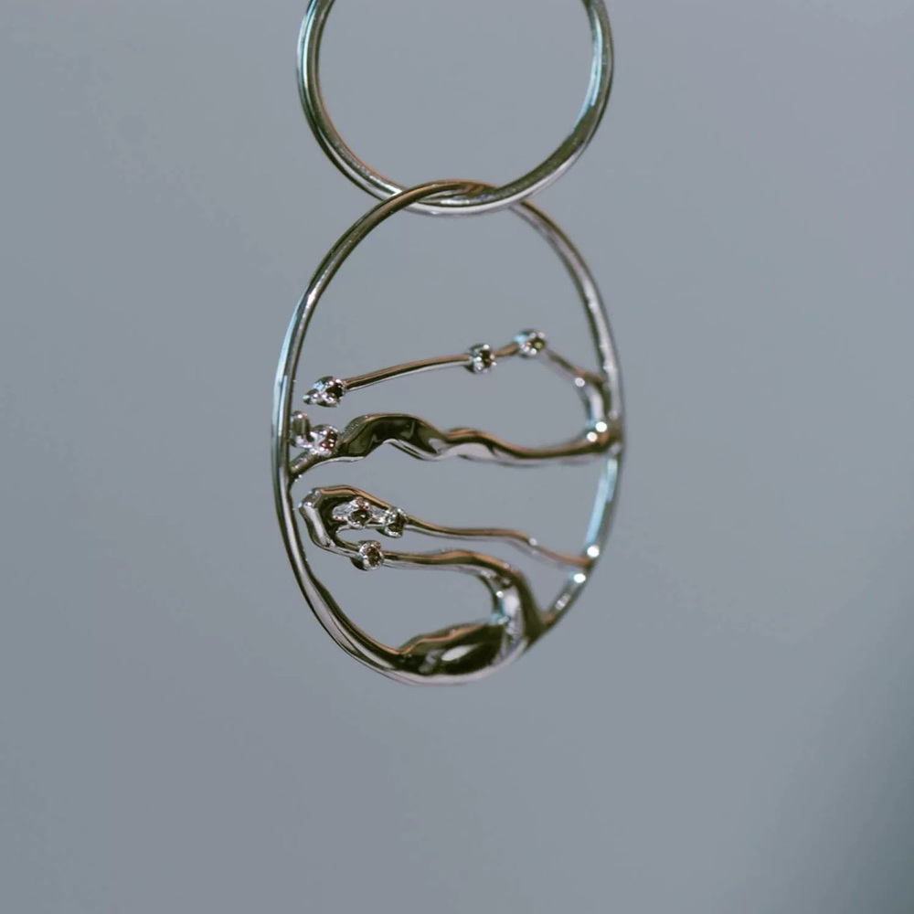 Sterling Silver Artistic Earrings